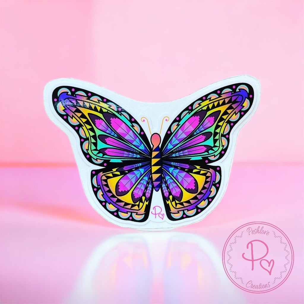 Tribal Butterfly - Purple