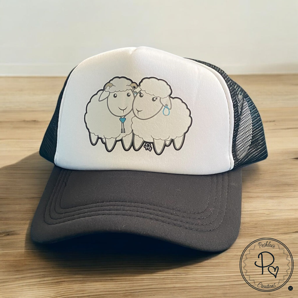 Trucker Cap - Mutton Lovers - White/ Black