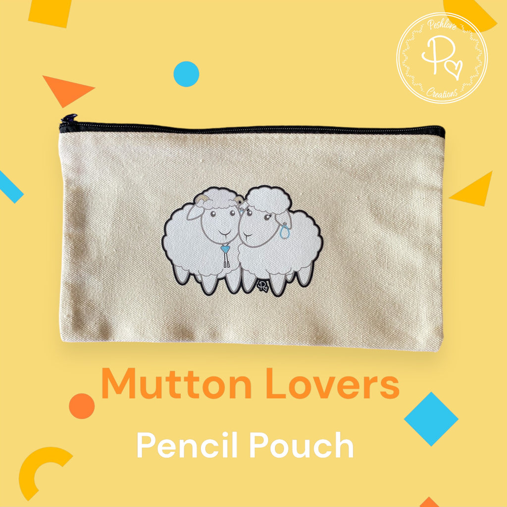 Mutton Lovers Pencil Pouch