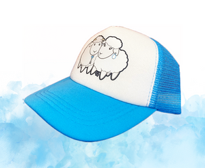 Trucker Cap - Mutton Lovers - White/ Sky Blue