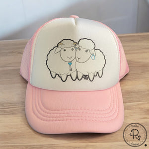 Trucker Cap - Mutton Lovers - White/ Light Pink