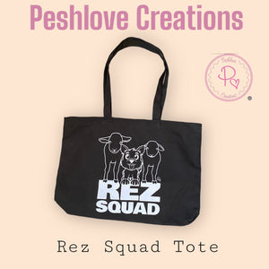 Tote Bag - Rez Squad - Black