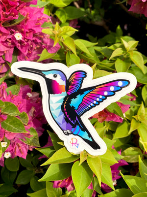 Tribal Hummingbird Decal